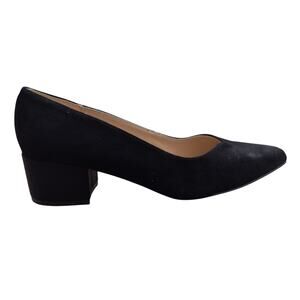 NEW Marc Fisher Women's LABORE Pump, Black Suede sz 9 wide
